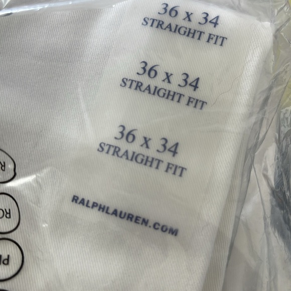 Polo Ralph Lauren Mens Chino Pants Flat Front White Size 36X34 - Picture 12 of 12